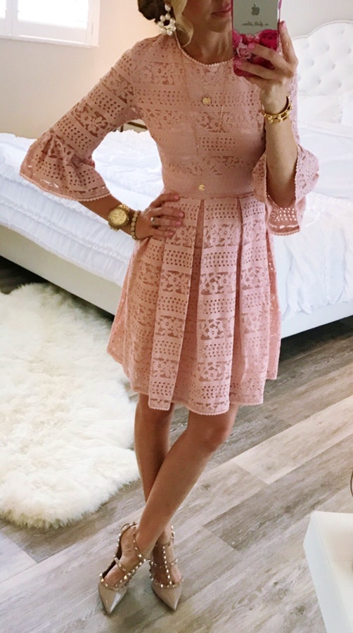 Pink And Lace Are Favorite Things For Summer.