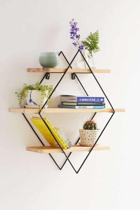 Unusual shelves for plants and not only