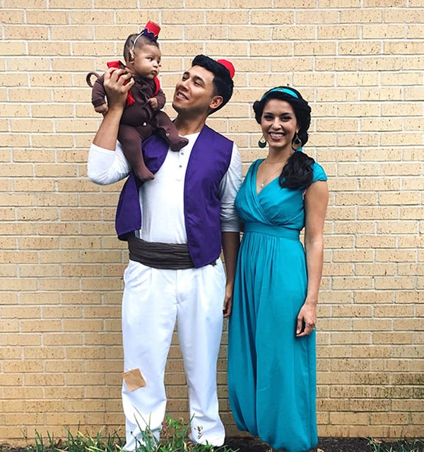Aladdin, Jasmine and the adorable Abu! 