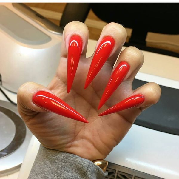 50+ Creative Stiletto Nails Designs To Try - Gravetics