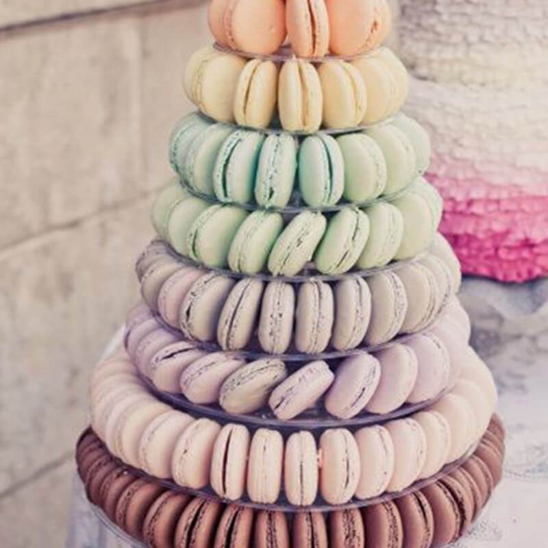 #Wedding #Cakes #Desserts Colourful Macarons