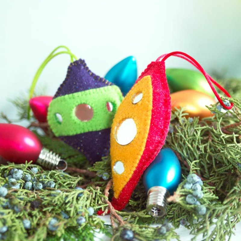 #Christmas #Crafts #Kids Craft felt idea