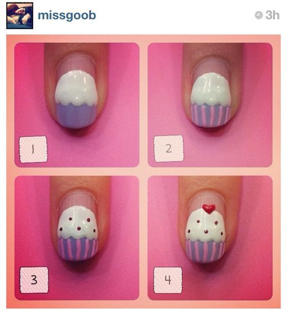 Cupcake nails
