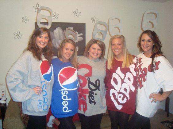 DIY soda can costumes