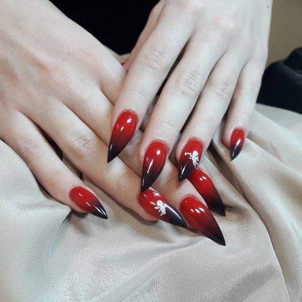 50+ Creative Stiletto Nails Designs To Try - Gravetics