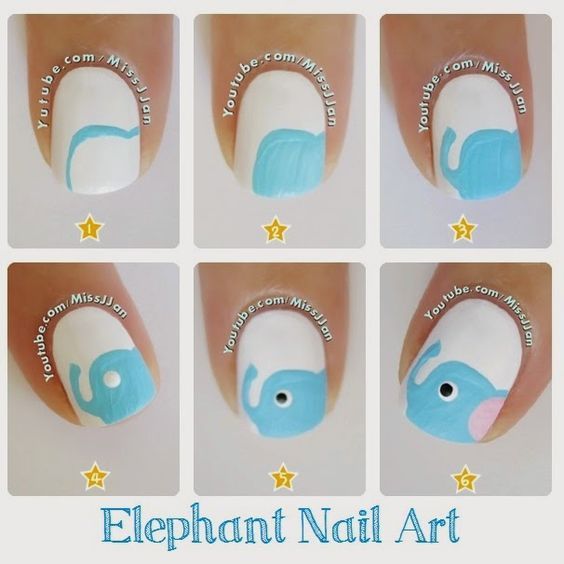 Elephant nail design