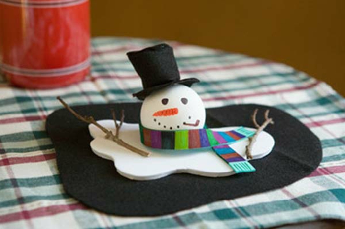 #Christmas #Crafts #Kids For this snowman, you first need a table tennis