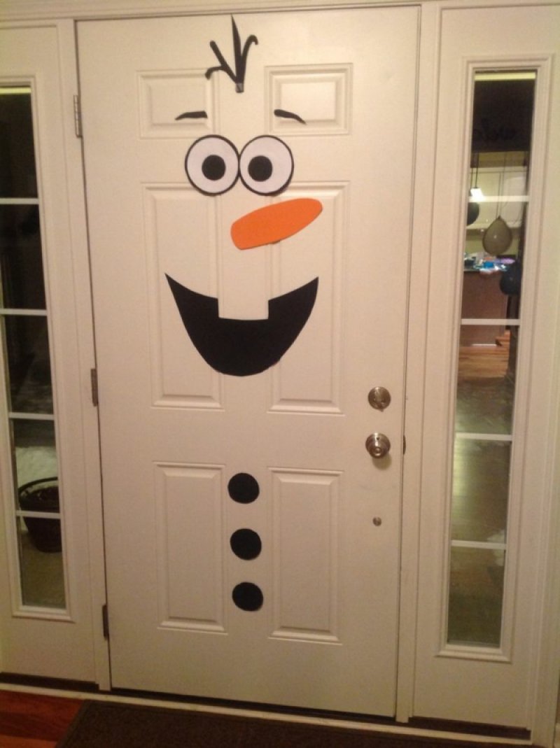 #Christmas #Crafts #Kids Give your front door a face