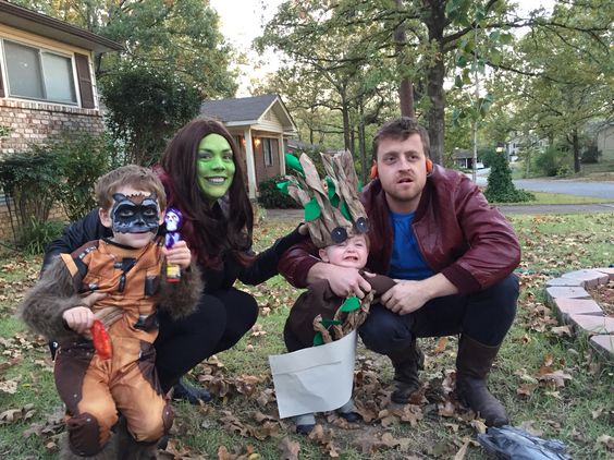 Guardians of the Galaxy family costume.