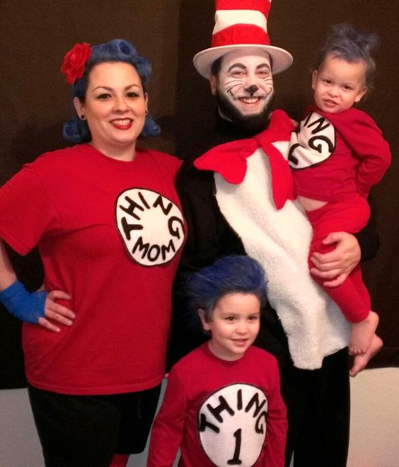 Happy Halloween Thing 1 2 Cat in the Hat DIY
