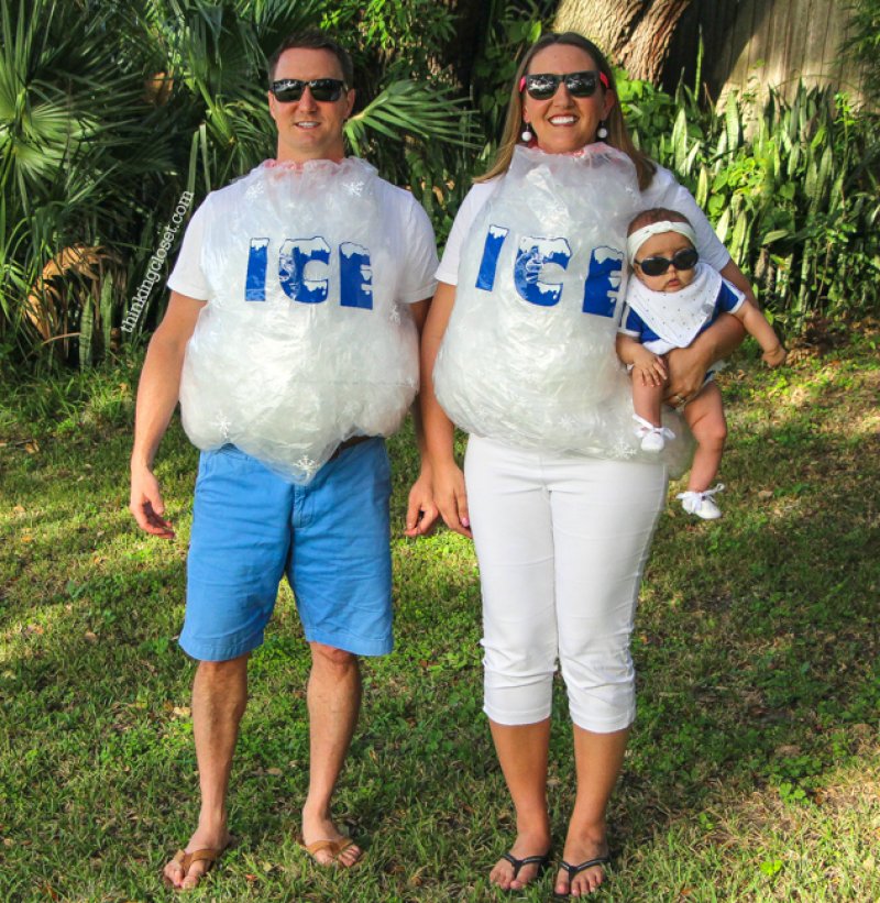 Ice Ice Ba Punny Halloween Costume For A Family