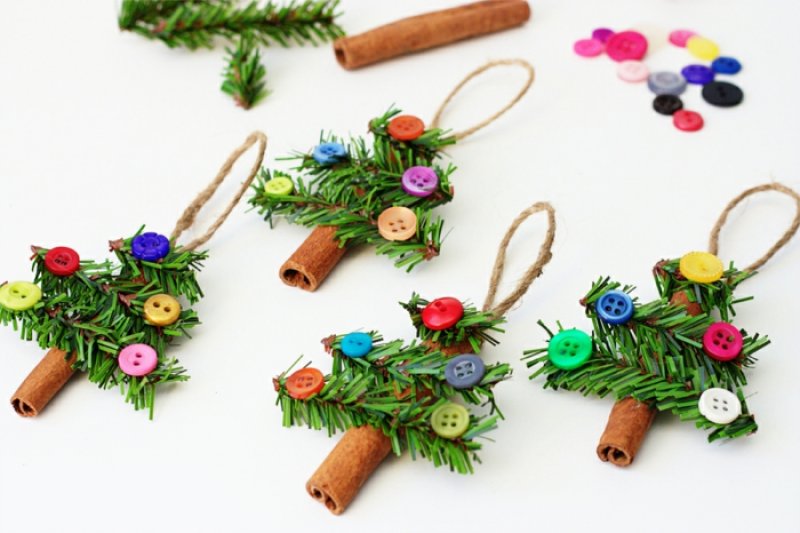 #Christmas #Crafts #Kids Little fir will surprise all children!
