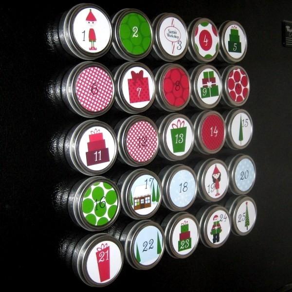 Magnetic Tin Advent Calendar