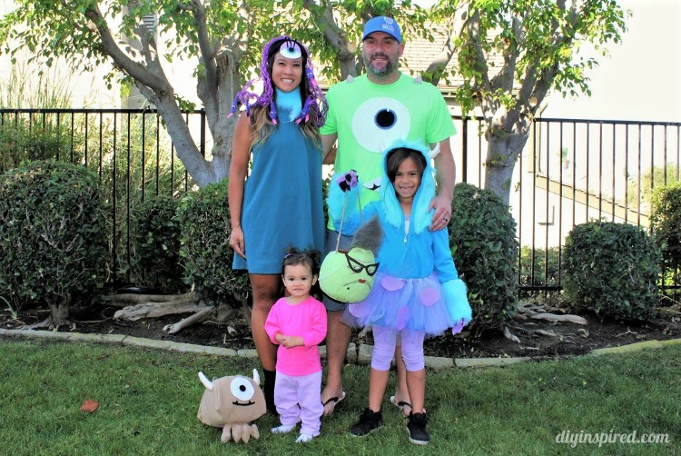 Monster's Inc. Family Halloween Costumes