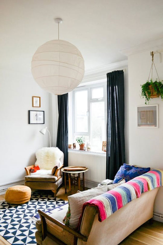 Of eclectic nature with bohemian touches