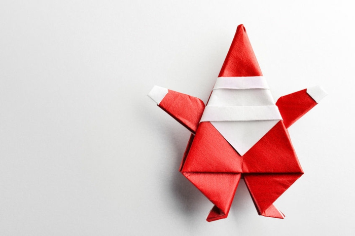 #Christmas #Crafts #Kids Origami Santa...Great!