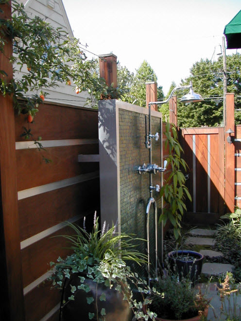 #Outdoor #Showers #DIY #Bathroom