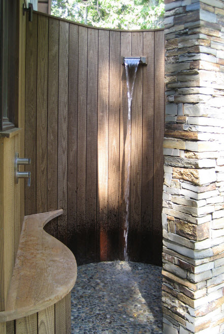 #Outdoor #Showers #DIY #Bathroom