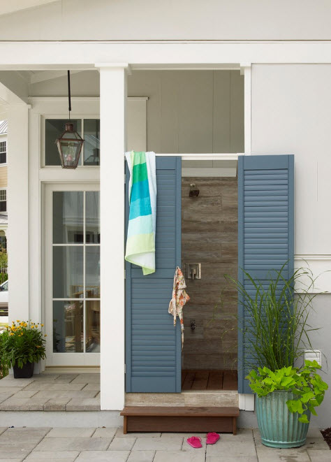 #Outdoor #Showers #DIY #Bathroom