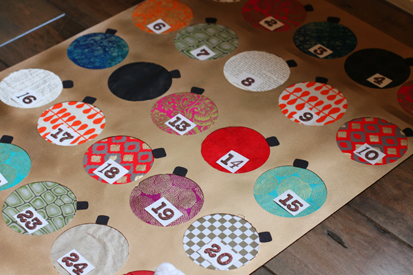 Punch Board Advent Calendar