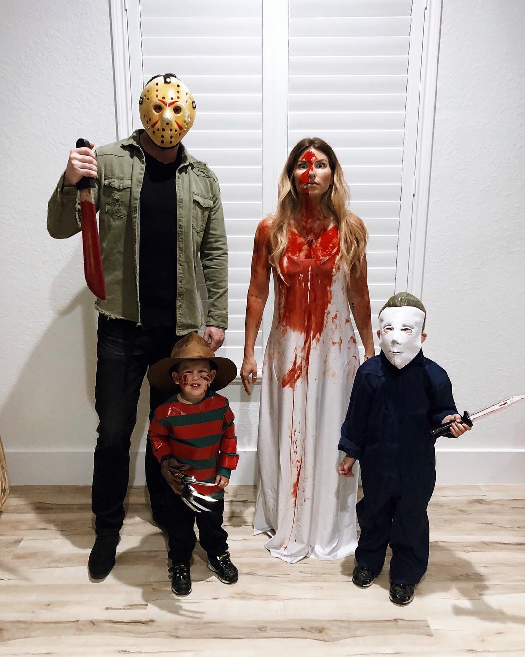 The perfect scary family via STACIE DIAMANTIDE