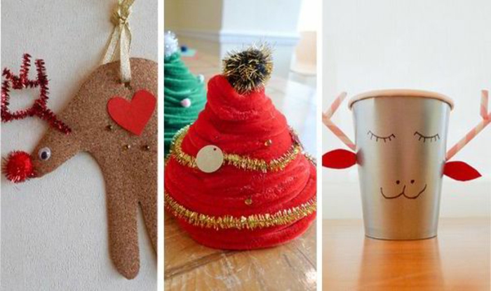 #Christmas #Crafts #Kids Unique Christmas Making Ideas for Adults and Their Children