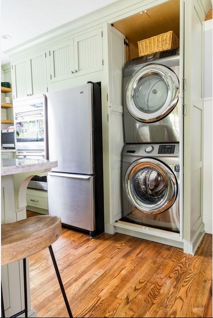 Washing machine in kitchen 51