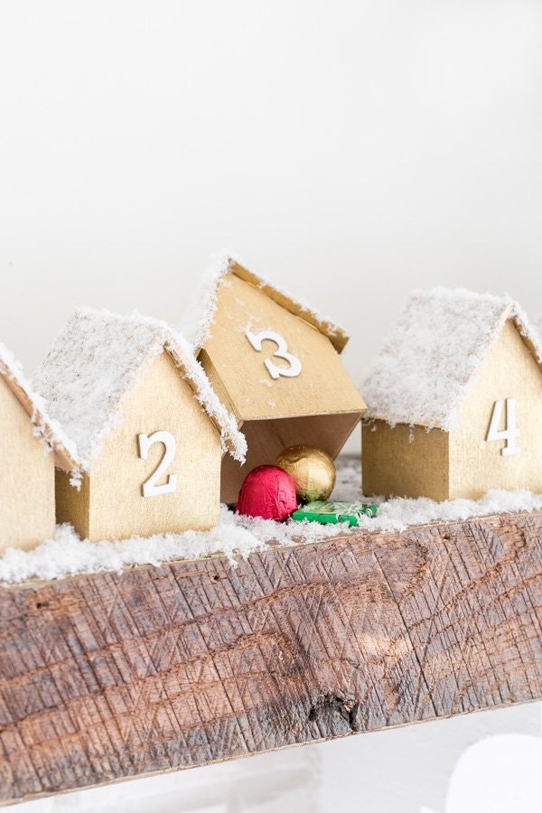 Wooden Houses Advent Calendar,