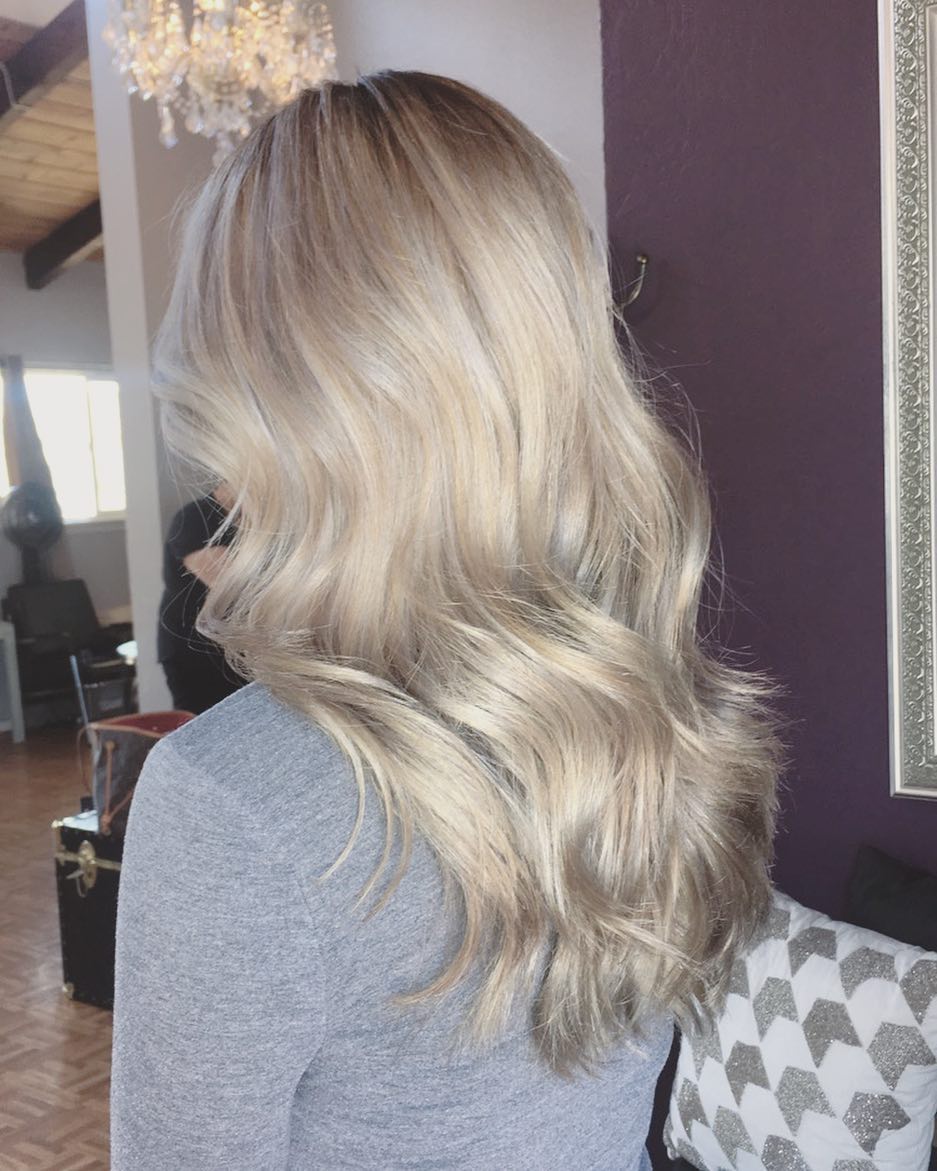 Rooty ice Blonde. Pic by hairby_aac