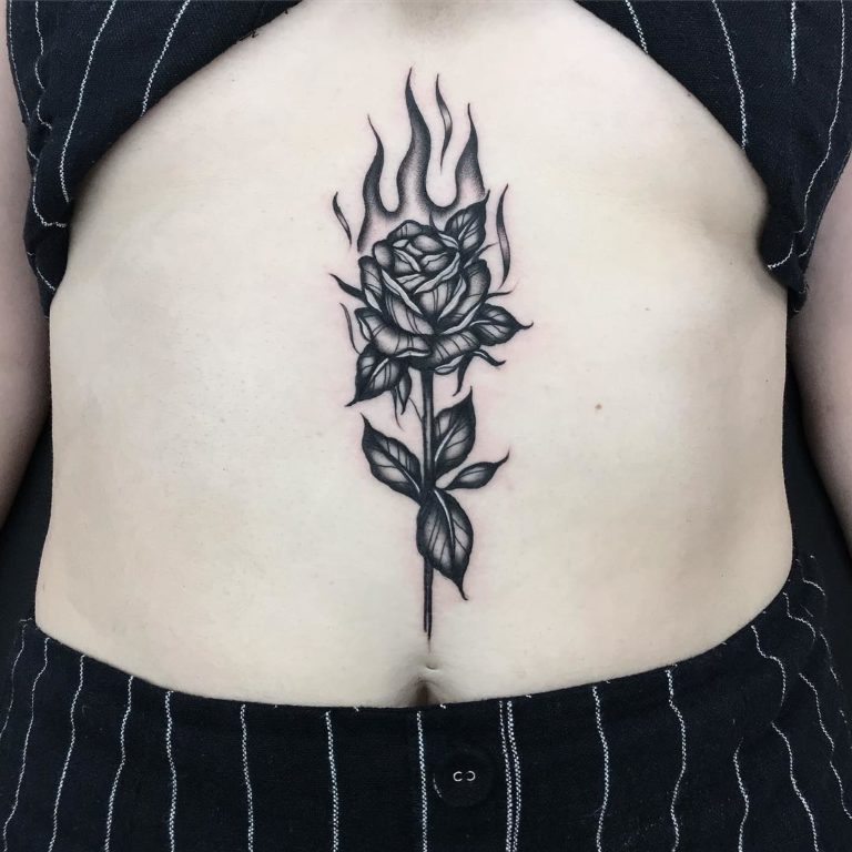 Best 30+ Sternum Tattoos Designs for Women Gravetics