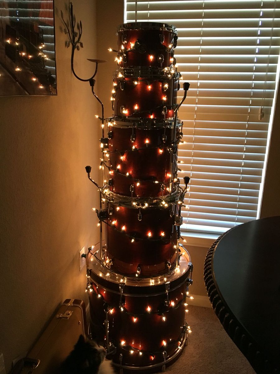 Drum Christmas Tree.