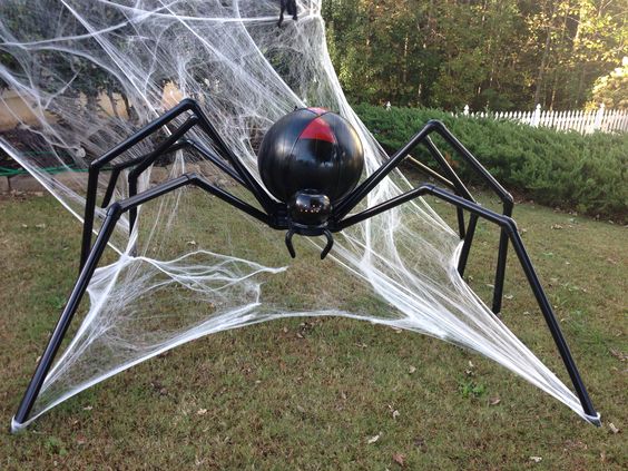 Giant spider Made from PVC and other various components...