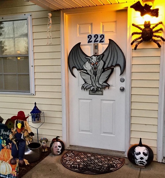 Halloween Wreath Decoration for Entrance Door