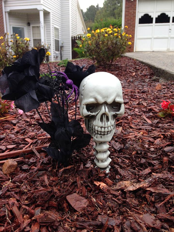 Happy Halloween, front yard decor!!