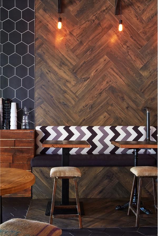 Herringbone Barn Wood Wall.