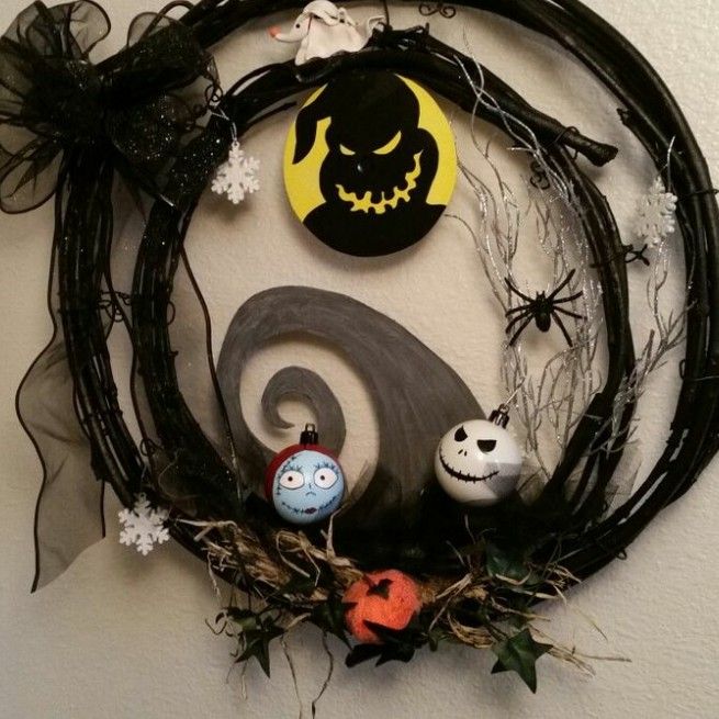 Jack Skellington Wreath.