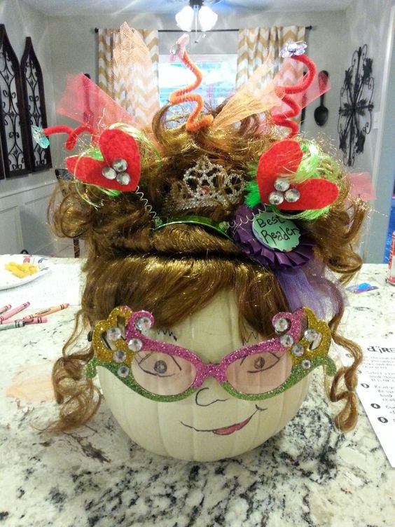 Pumpkin book character. Fancy Nancy.