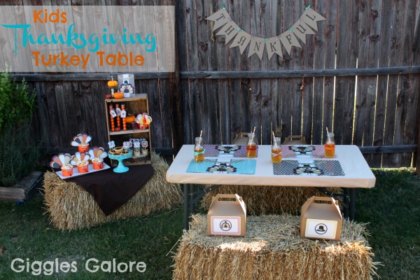 Thanksgiving Kids Table