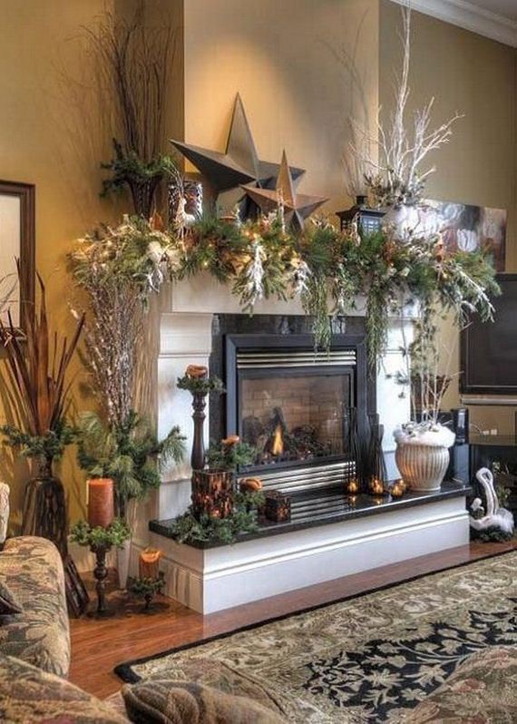 25 Elegant Christmas Mantle Decoration Ideas For 2018 Gravetics