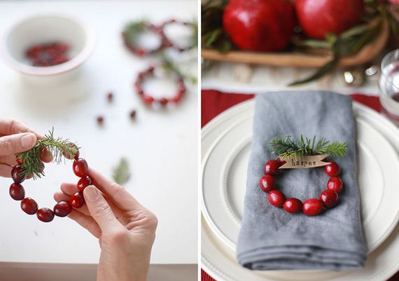 Cranberries on Christmas is a must tradition. Christmas Table Decorations & Centerpieces