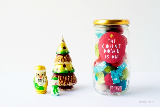 Create a cute little advent jar.