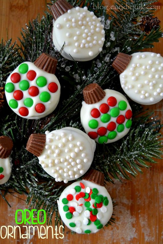 Creative Oreo Ornaments.