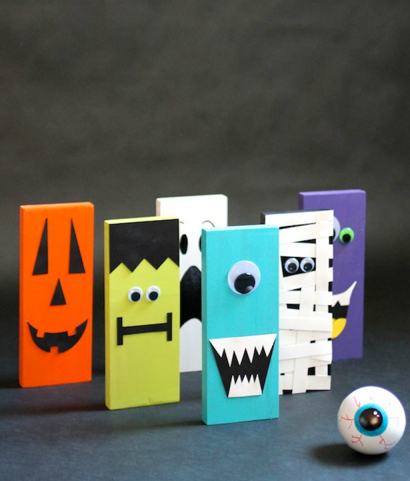 DIY Halloween Bowling Set