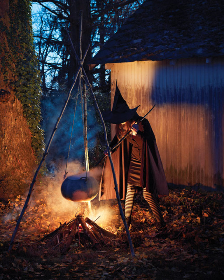 DIY Witch Cauldron Idea.