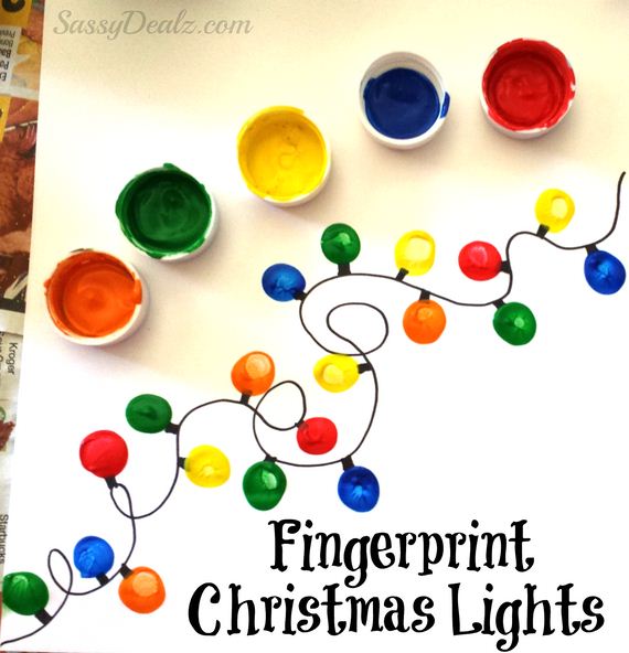 Fingerprint Christmas Lights.