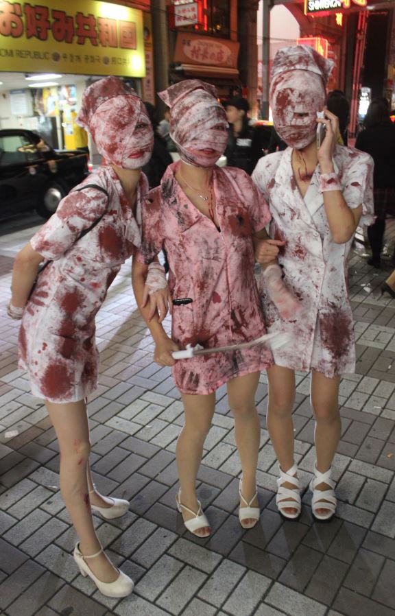 Halloween in Hiroshima snapped by Travel Consultant Matt. 