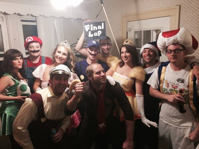 Mario Kart themed Halloween party.