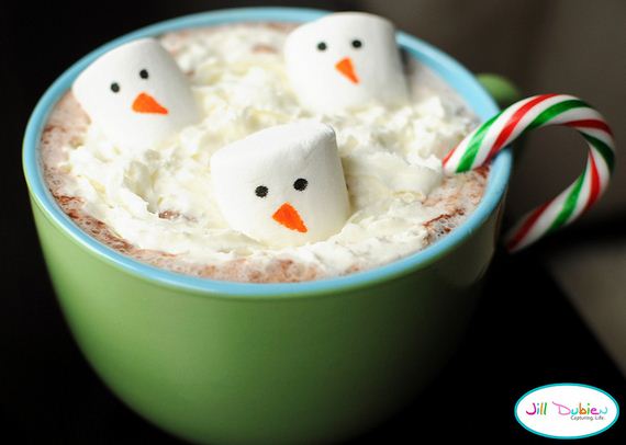 Melted Snowman Hot Chocolate.