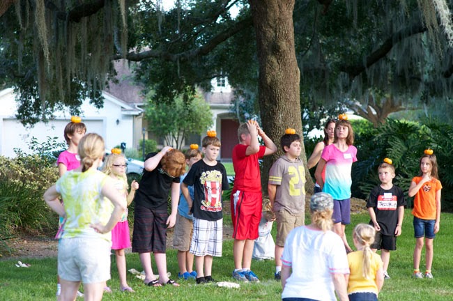 Mini pumpkins are loads of fun in a pumpkin run!