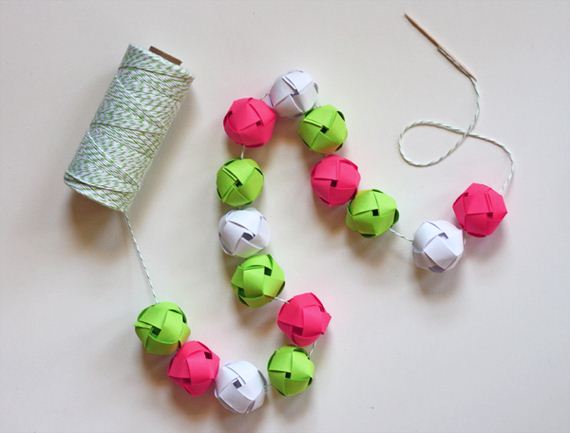 Paper Ball Garland.